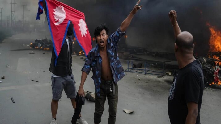 Protestos no Nepal - Bitchat