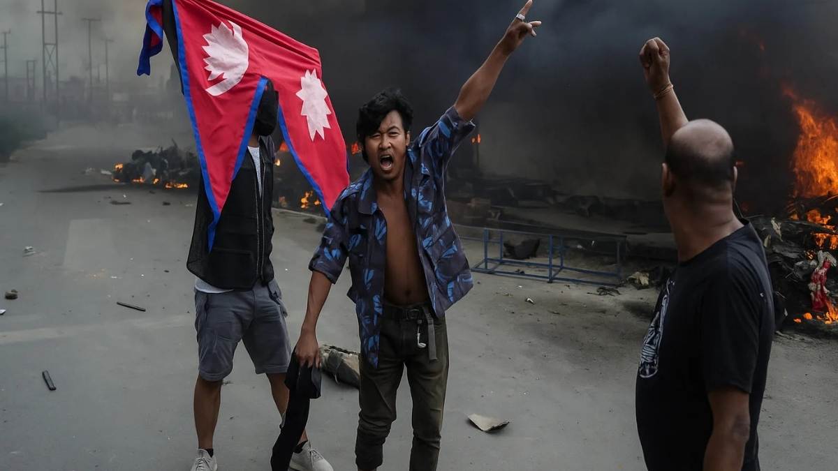 Protestos no Nepal - Bitchat