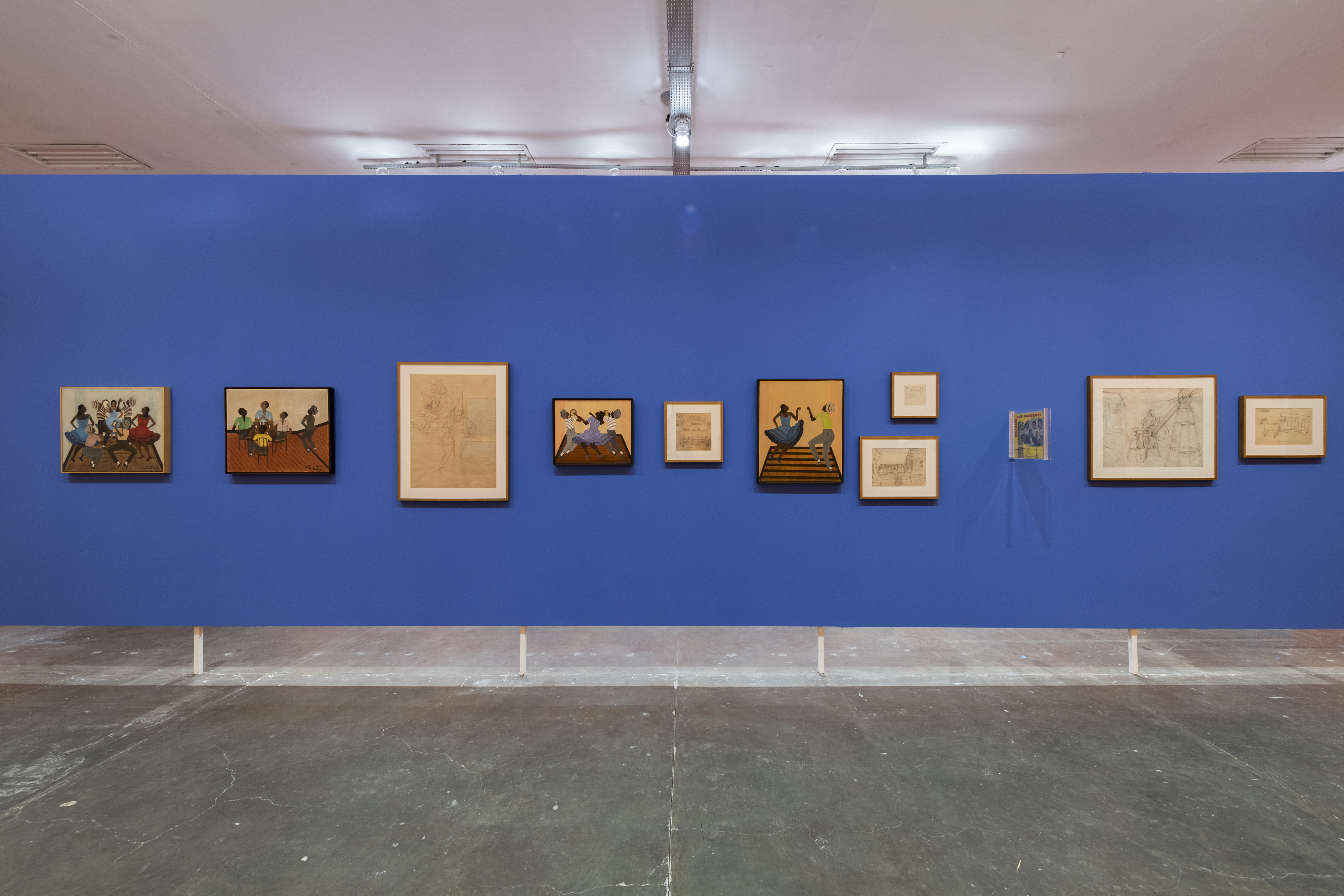Vista da instalação de Heitor dos Prazeres durante a 36ª Bienal de São Paulo (Levi Fanan / Fundação Bienal)