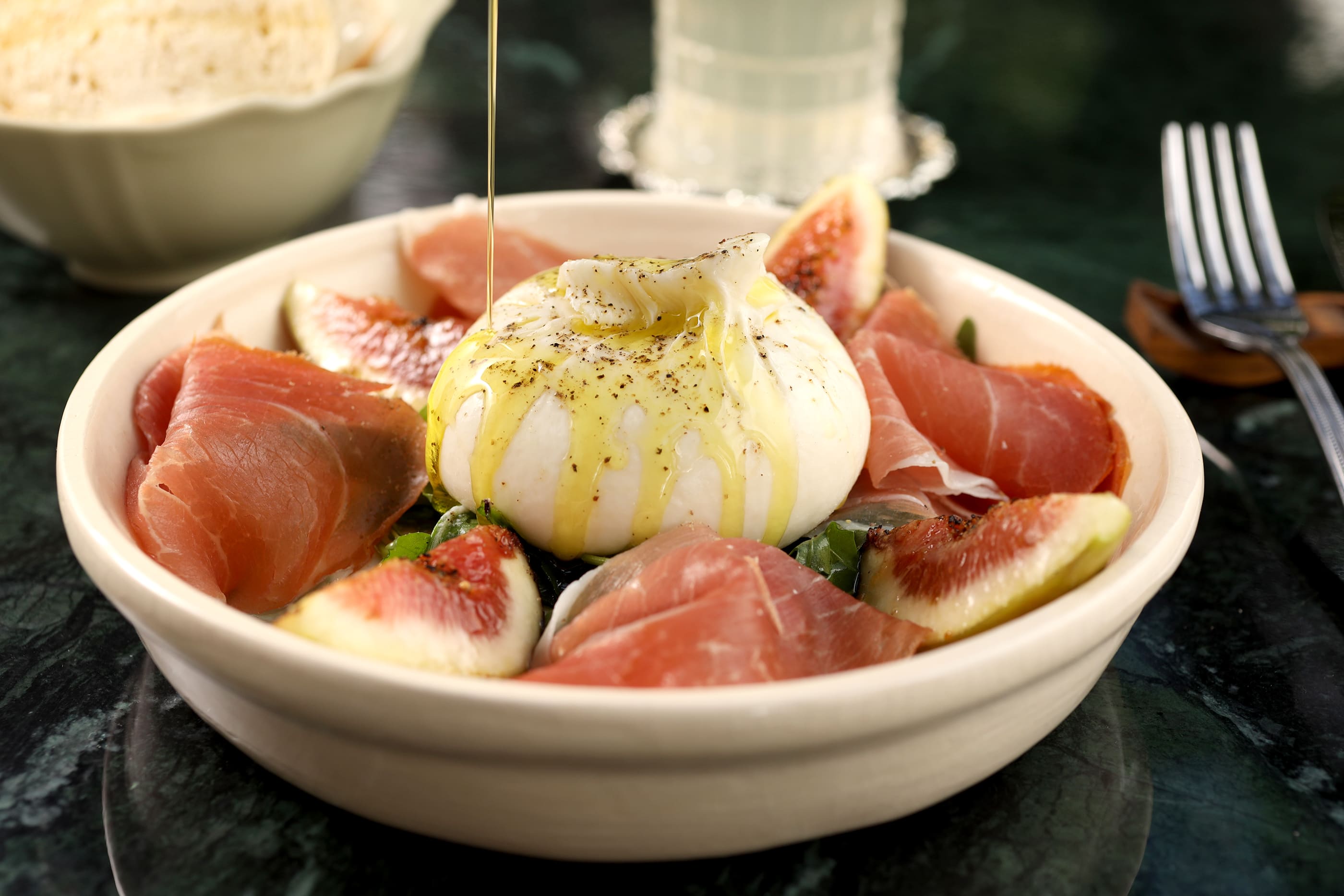 Burrata Ficchi & Aceto do Marena Cucina