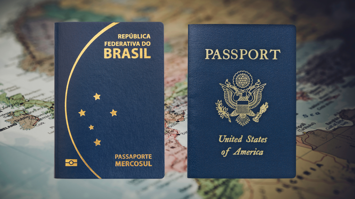 O passaporte brasileiro ficou na 19ª colocação na última versão do Henley Passport Index, já os EUA saíram do top 10 pela primeira vez