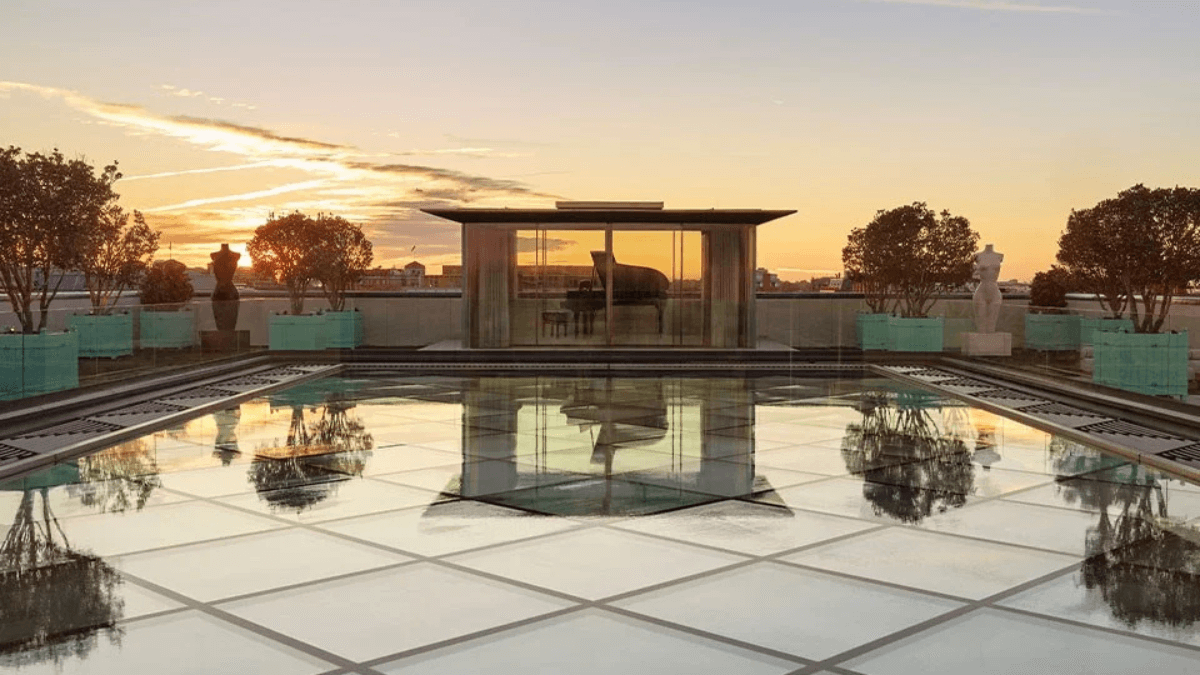 Na cobertura The Penthouse at Claridge's, em Londres, a estadia custa 60.000 libras (cerca de R$ 428.400) por noite