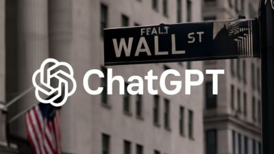 Imagem criada por inteligência artificial para ilustrar o projeto da OpenAI, dona do ChatGPT, para Wall Street.