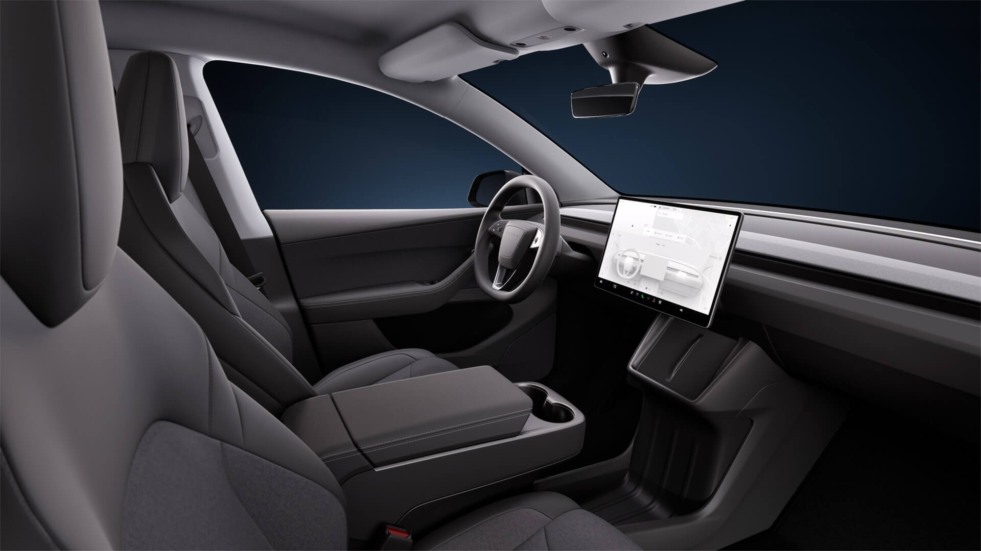 O Interior do Model Y