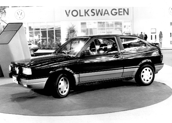 O Volkswagen Gol GTI. Salão Internacional do Automóvel de São Paulo, em 1988