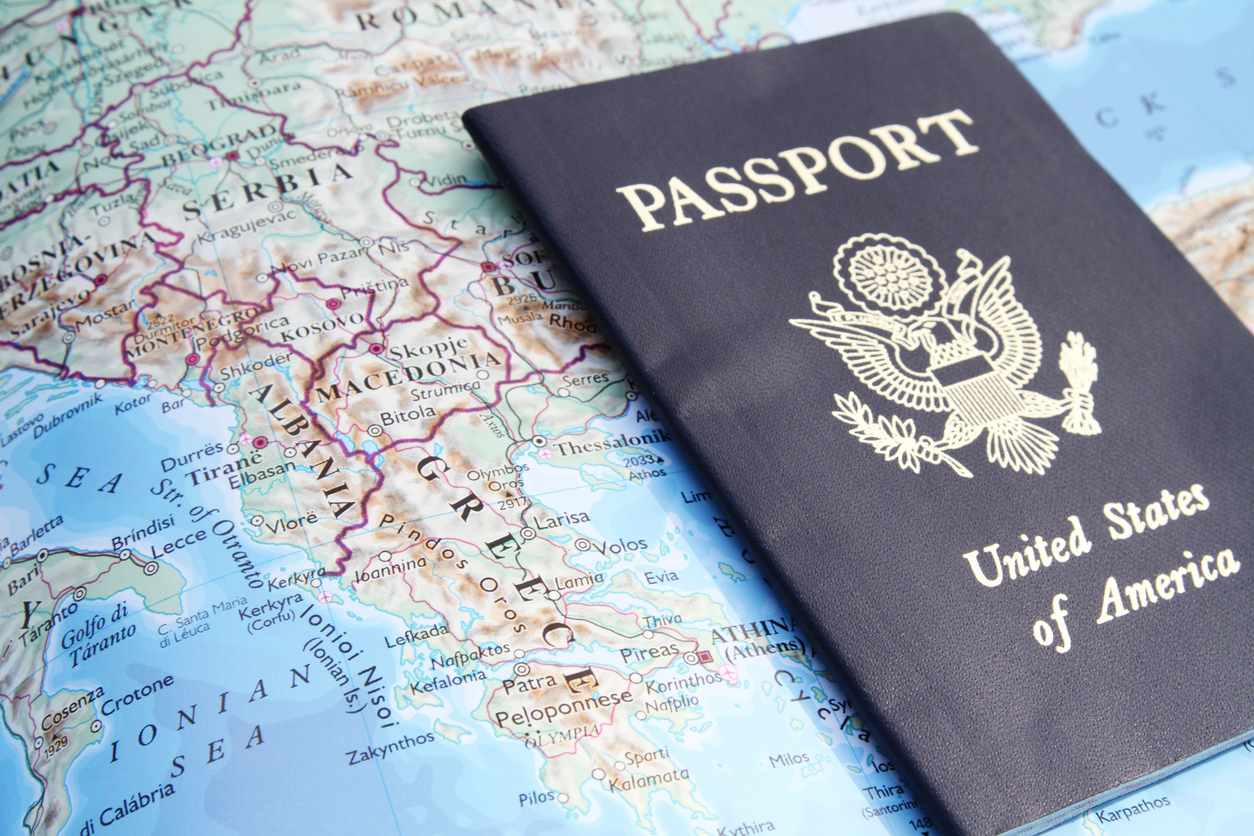 O passaporte norte-americano