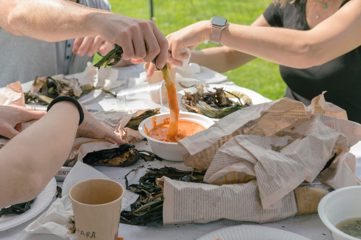 Calçotada, a tradição local