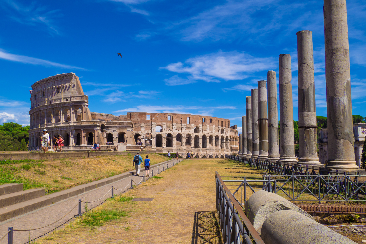 Fóruns Imperiais e o Coliseu