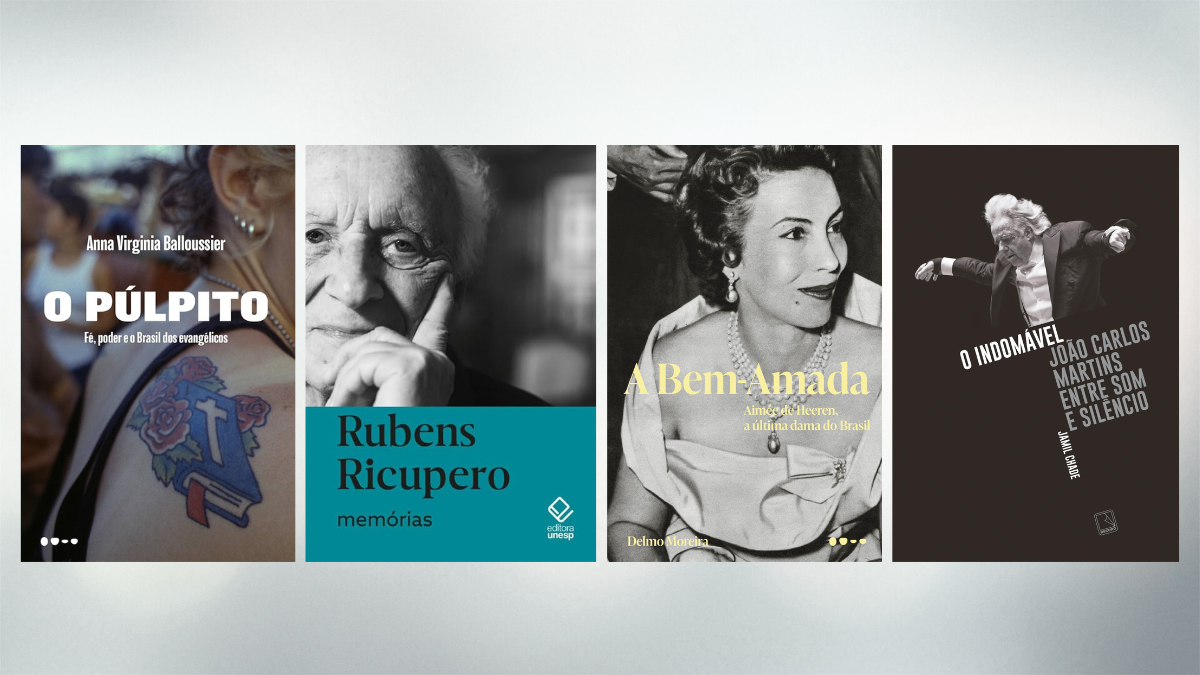 Os indicados na categoria biografia e reportagem do Prêmio Jabuti 2025