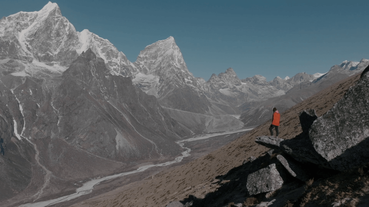 Rosier Alexandre no documentário 'O Engraxate que Escalou o Everest'