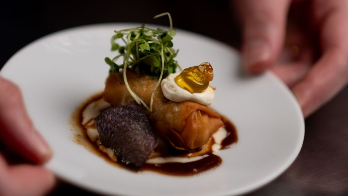 Um dos pratos d'O Alaric