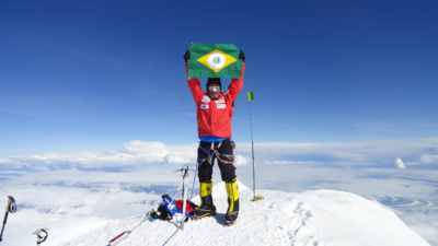 Rosier Alexandre no cume do Everest