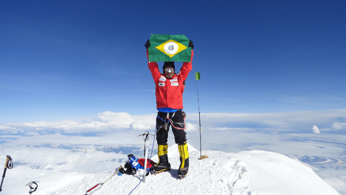 Rosier Alexandre no cume do Everest