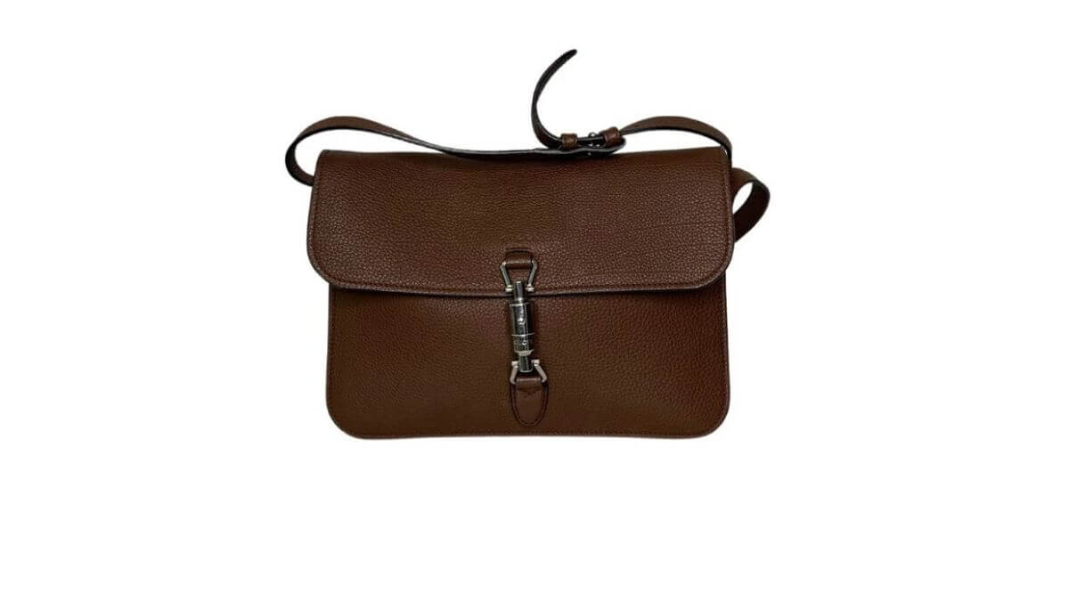 Bolsa Gucci Jackie Soft Marrom Alça Longa, vendida no Faircloset