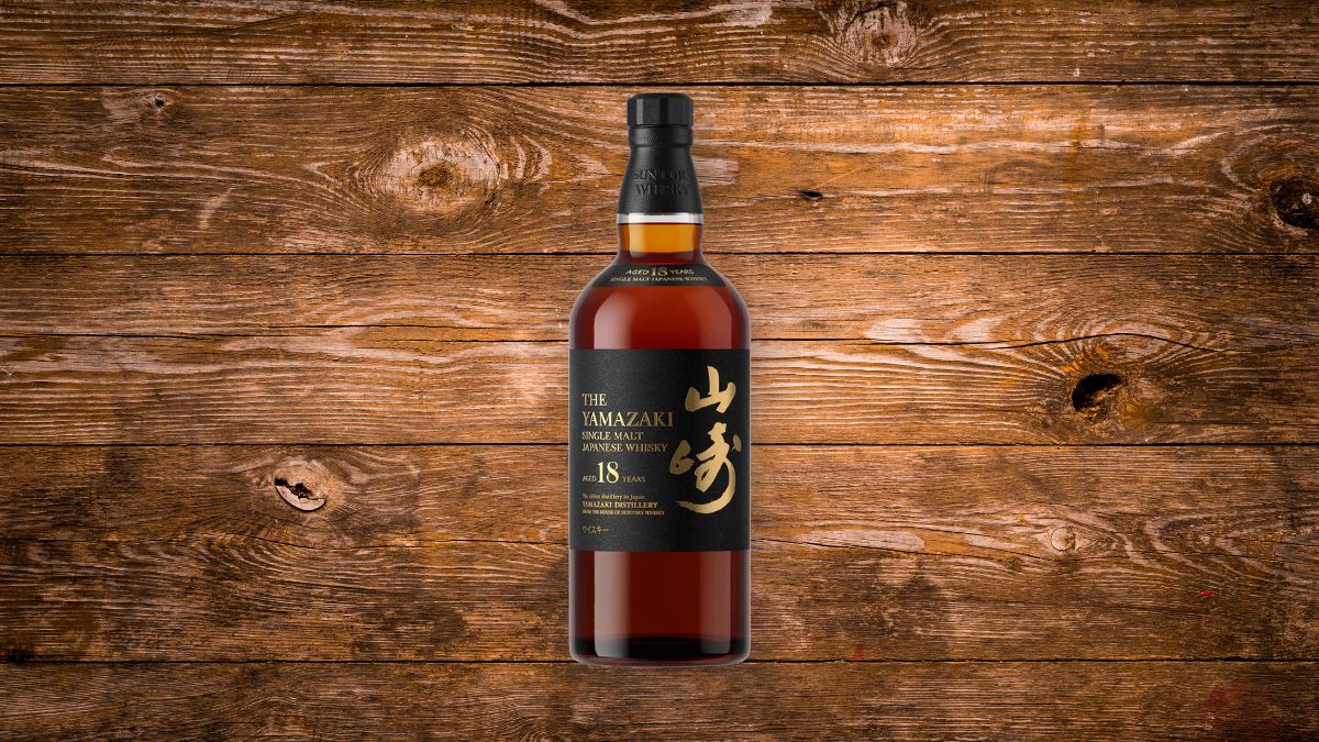 O The Yamazaki 18 Years Old Single Malt Japanese Whiskey