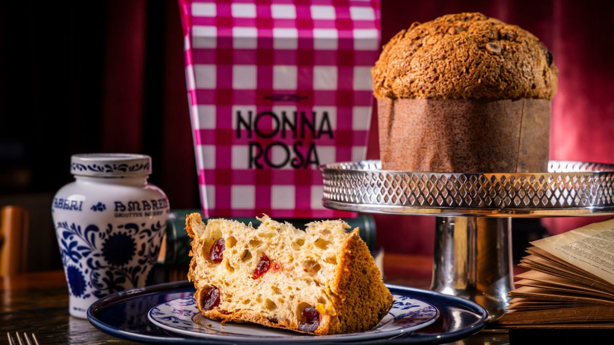 O Panetone de Amarena com Pistache, da Nonna Rosa