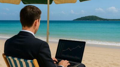 Trabalhar no feriado.