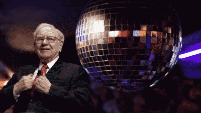 Warren Buffett se despede da festa. (Imagem Montagem Redação)