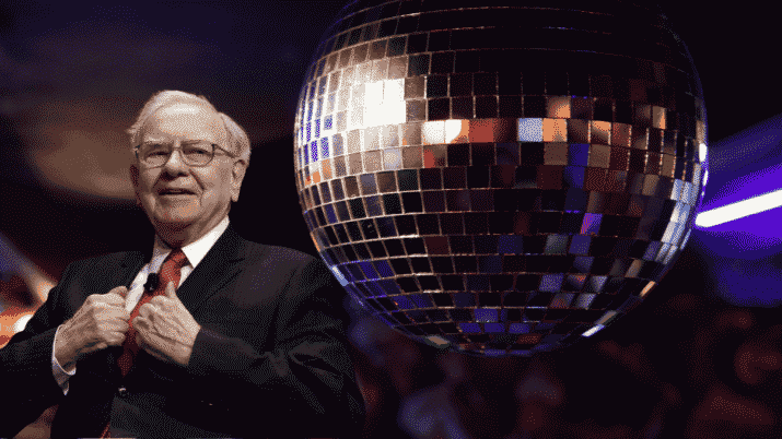 Warren Buffett se despede da festa. (Imagem Montagem Redação)