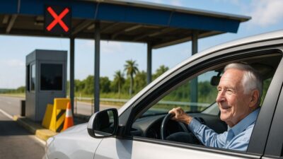 Hoje, segundo o Código de Trânsito Brasileiro, o pedágio continua sendo cobrado independentemente da idade do condutor.