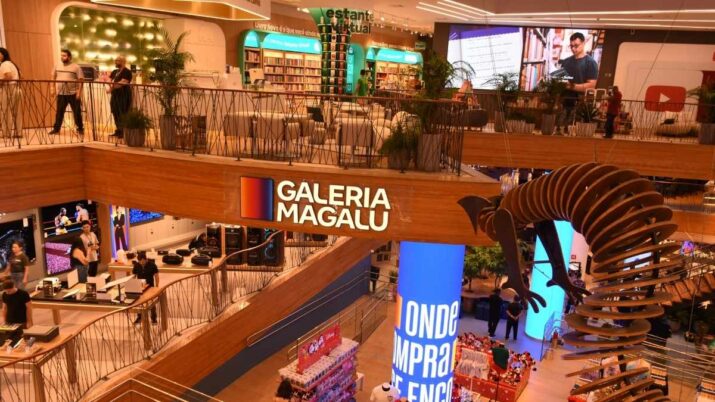 Galeria Magalu, nova megaloja do Magazine Luiza na Avenida Paulista, em São Paulo.