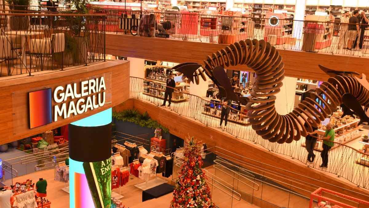 Galeria Magalu, nova megaloja do Magazine Luiza na Avenida Paulista, em São Paulo.