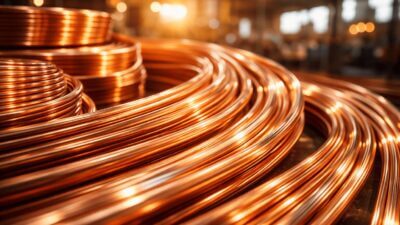 Cobre, metal, metais, inteligência artificial, IA