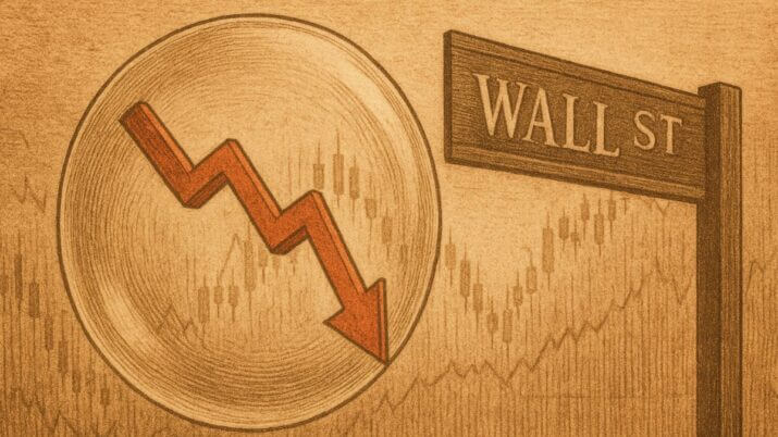 Ilustração de uma bolha especulativa no mercado de ações dos EUA, em Wall Street.