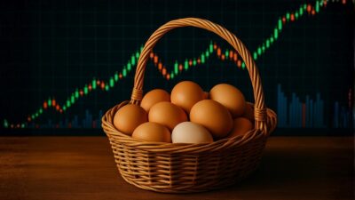 Ovos na cesta diversificar investimentos