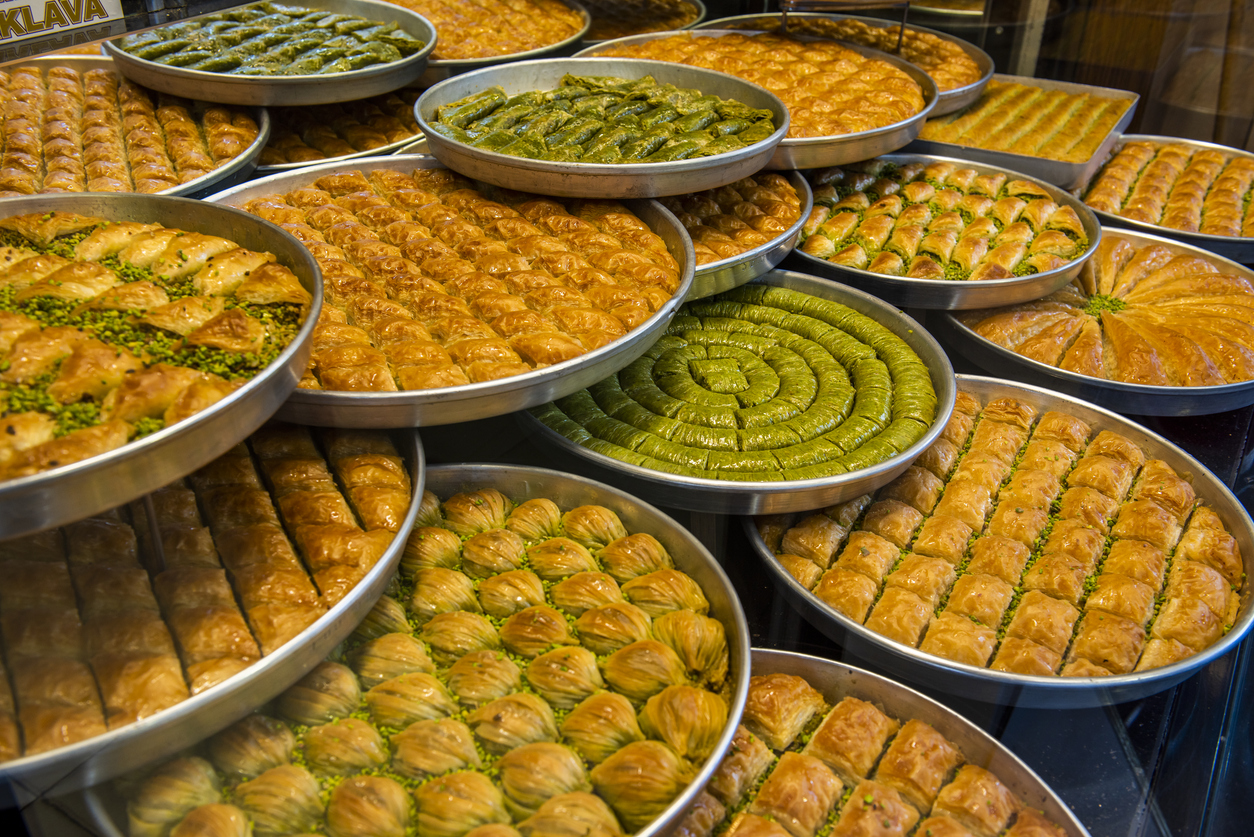 Baklavas em Gaziantep