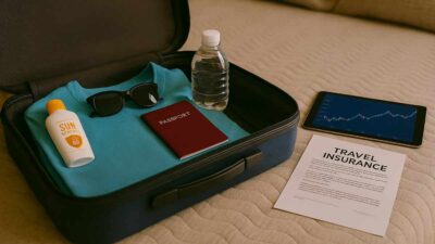 viagem seguro mala turismo