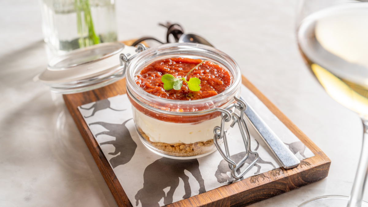 Cheesecake di Guaiava da Tartuferia San Paolo