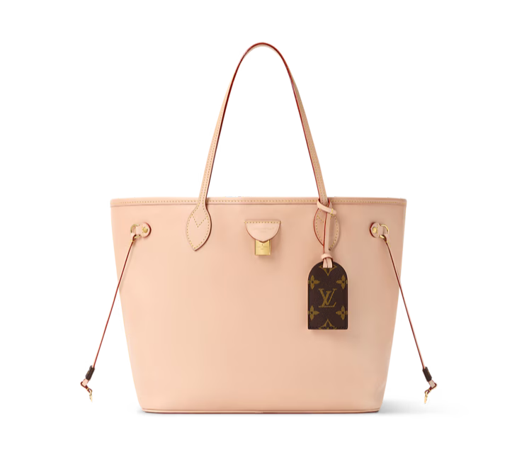 Exterior e interior da bolsa tote Neverfull Divulgação/Louis Vuitton