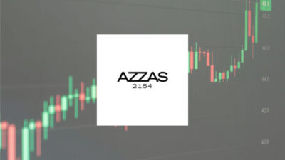 Montagem com a logo da Azzas 2154