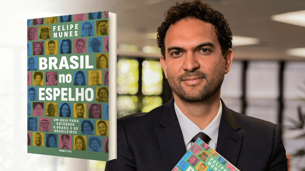 Felipe Nunes e o livro "Brasil no Espelho"