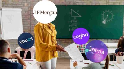 Relatório do JP Morgan sobre empresas de educação yduqs, cogna e anima