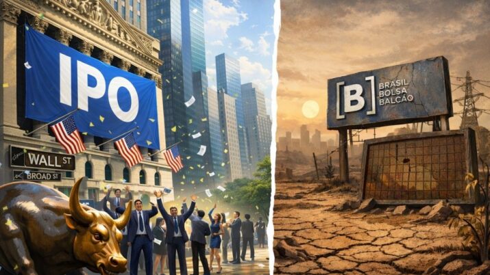 Enquanto Wall Street vê fila de IPO, B3 vivencia seca há anos.