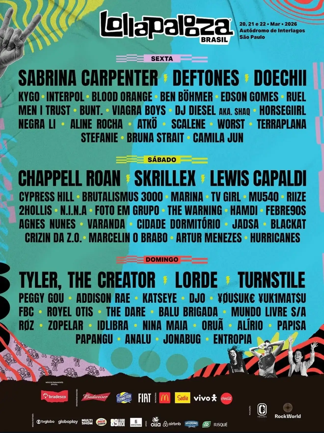 lollapalooza line up show festival