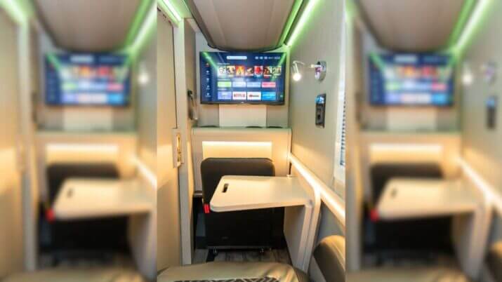 Nova cabine 'premium'