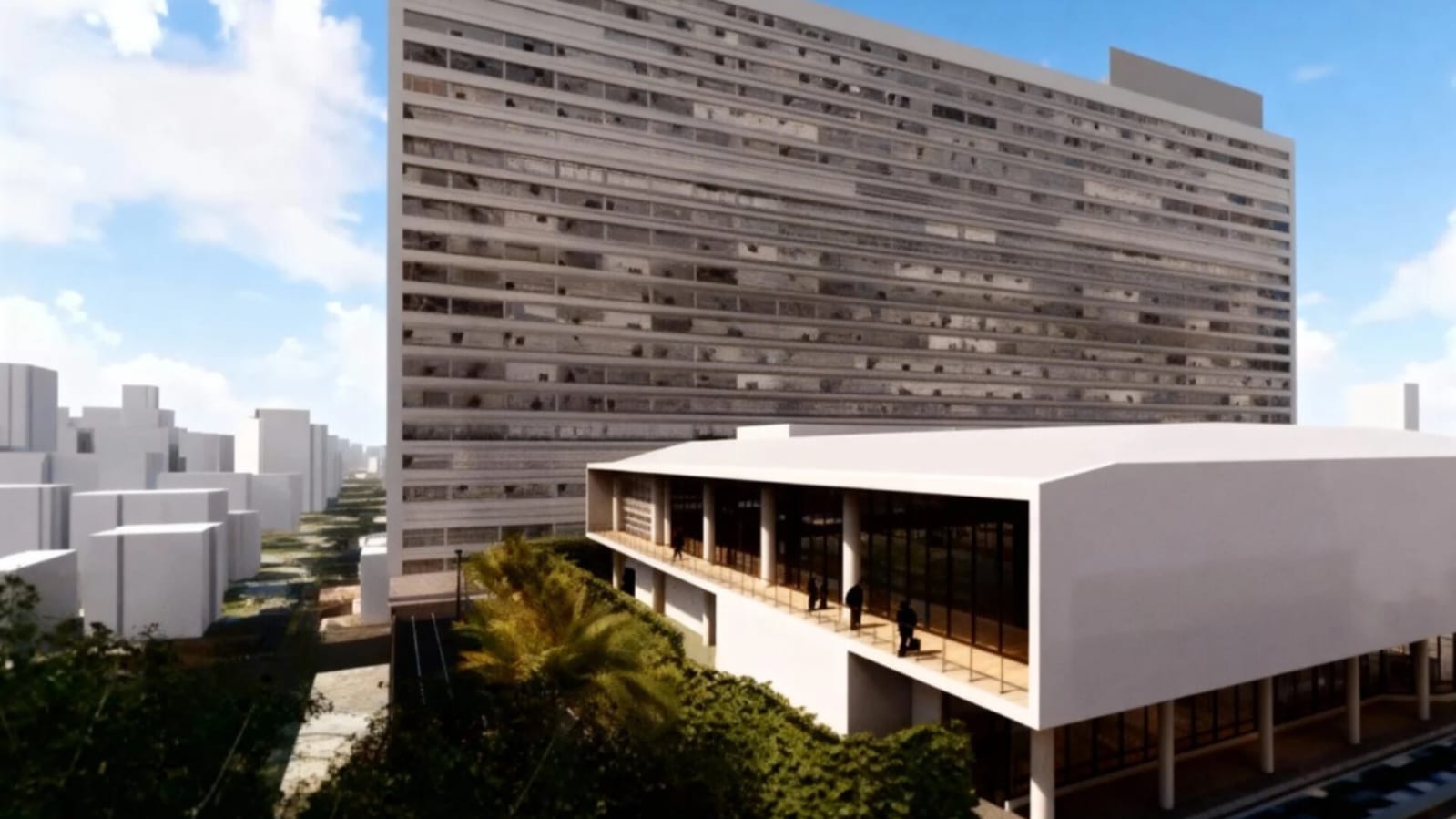 Croqui da lateral do Jardim Nacional