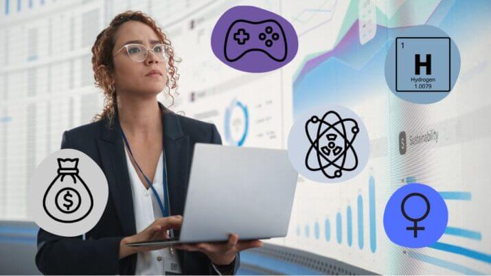 Investidora olha para ETFs temáticos, de energia nuclear, liderança feminina, games, bilionários, entre outros