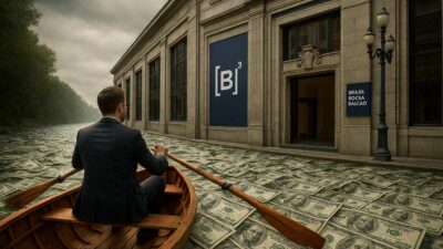 investidor estrangeiro chegando na bolsa brasileira b3 com fluxo de dólares