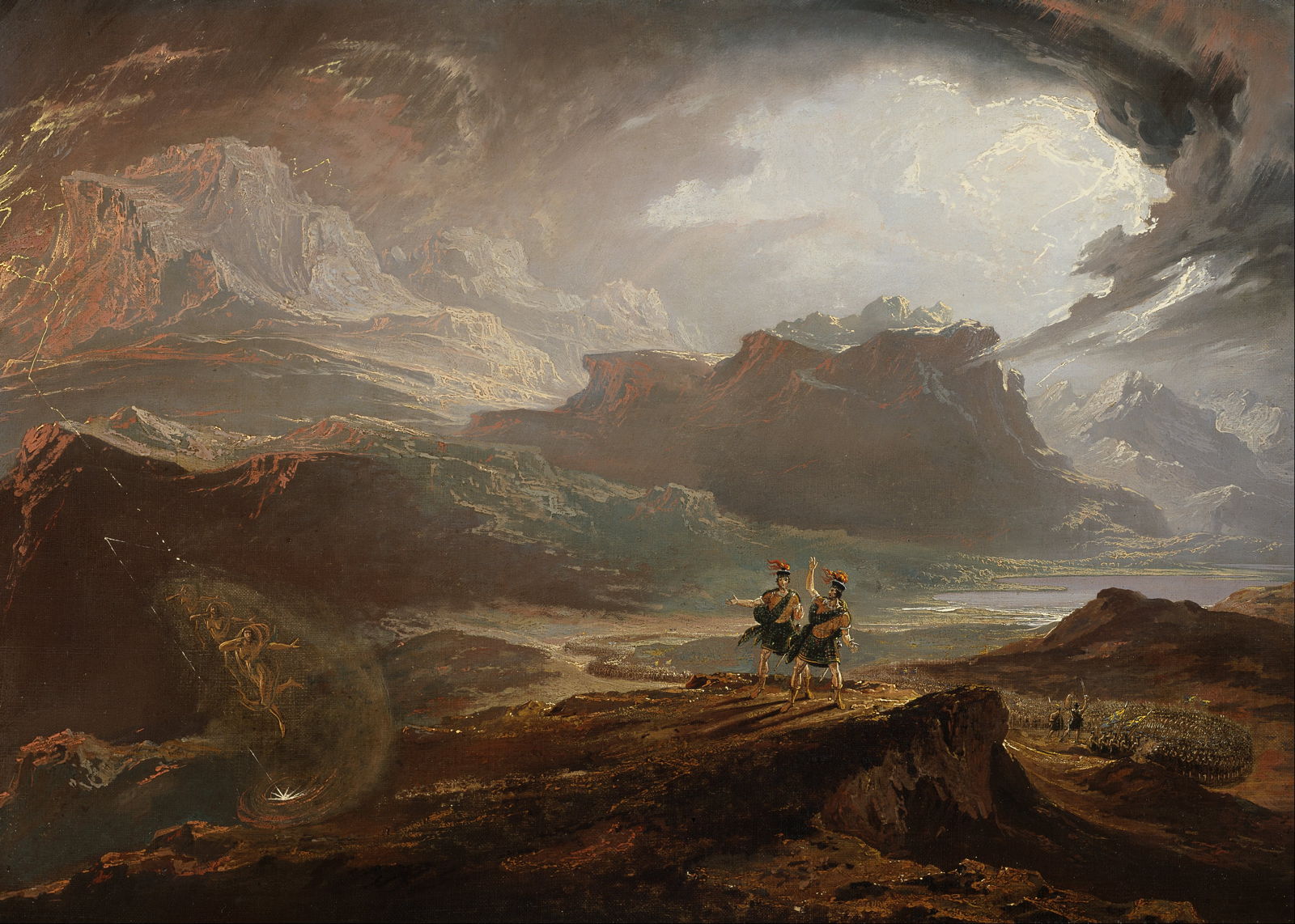 'Macbeth' (1820), John Martin (1789–1854), óleo sobre tela, 86 x 65.1 cm, Scottish National Gallery, Edimburgo, Escócia