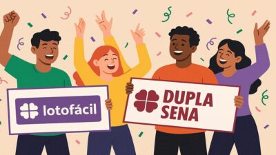 Lotofácil e Dupla Sena pagaram prêmios ontem.