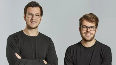 Fundadores da Brex, Henrique Dubugras (esq.) e Pedro Franceschi (dir.)