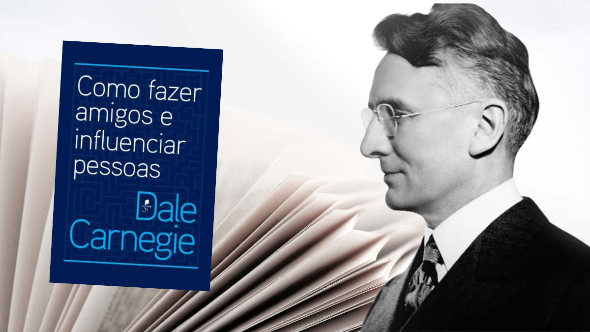 Dale Carnegie e edição da Auster de 'Como Fazer Amigos...'