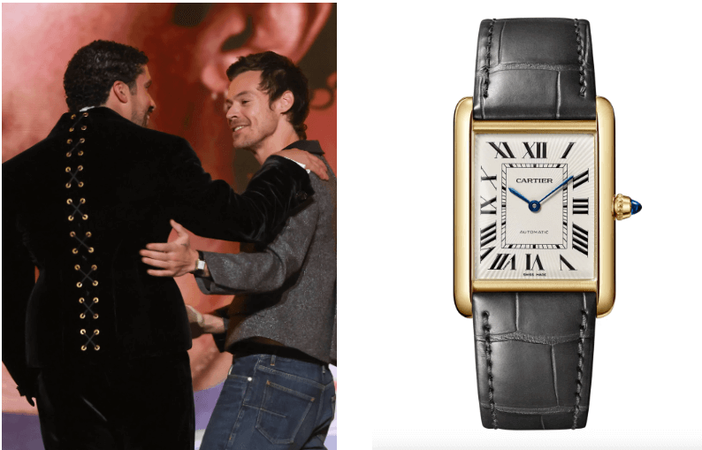 Bad Bunny recebendo o prêmio de Álbum do Ano por Harry Styles - Reprodução: Kevin Winter/GQ/Cartier