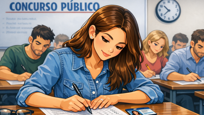 Concurso público (Imagem: gerada no Copilot)