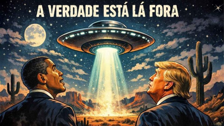 Imagem criada por inteligência artificial para ilustrar Barack Obama e Donald Trump. Foto: Copilot
