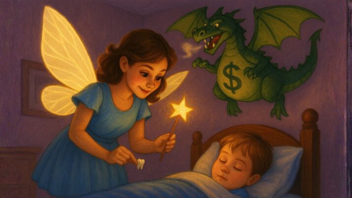 fada do dente inflação